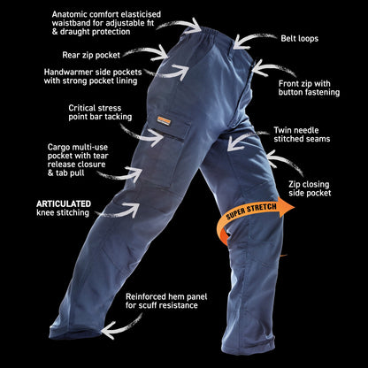 Result Workguard Work-Guard Sabre stretch trousers