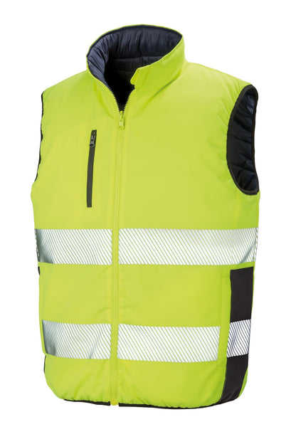 Result Safeguard Reversible soft padded gilet