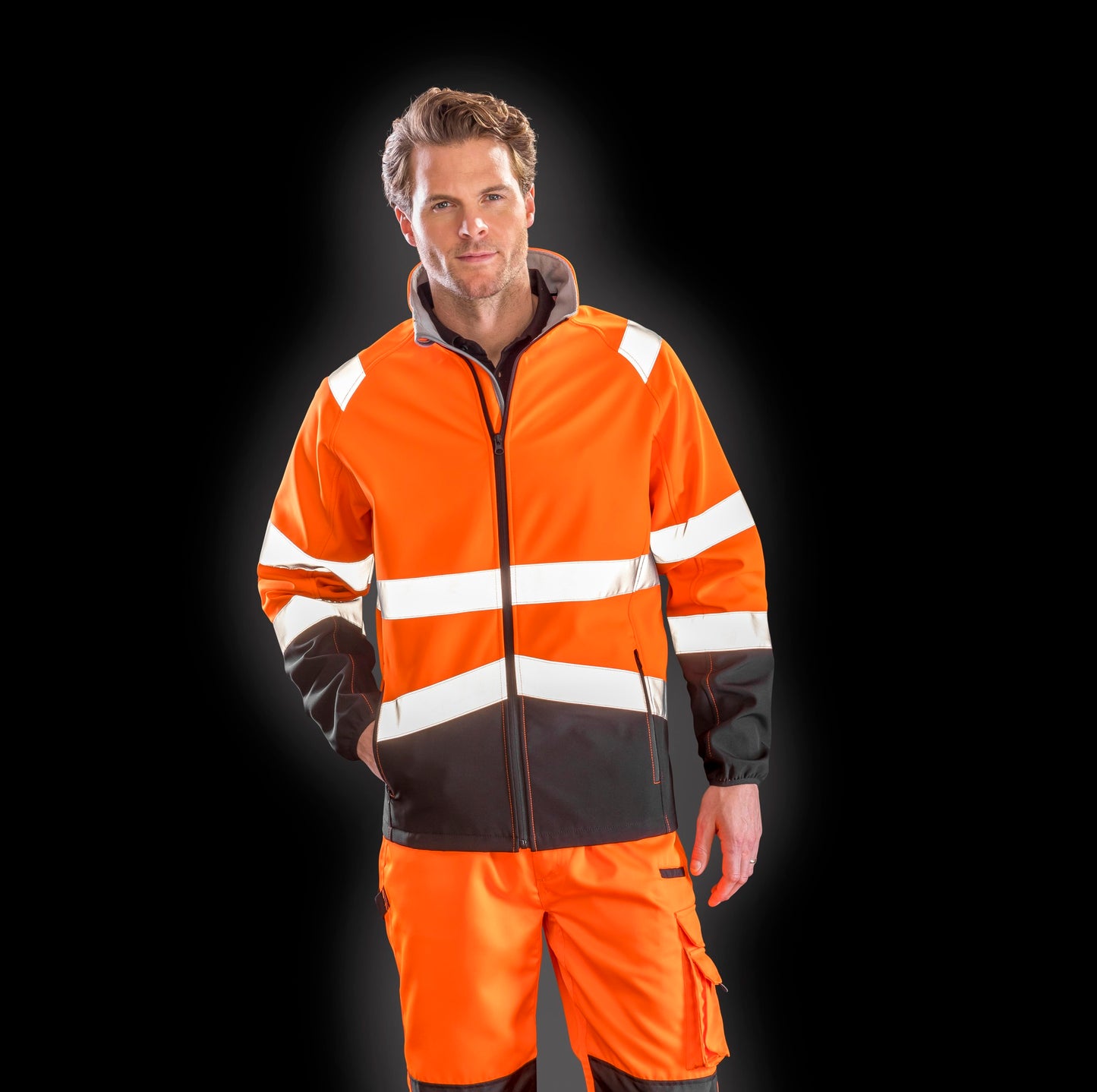 Result Safeguard Printable safety softshell jacket