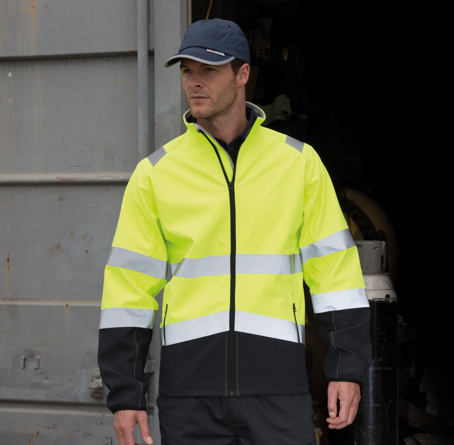 Result Safeguard Printable safety softshell jacket