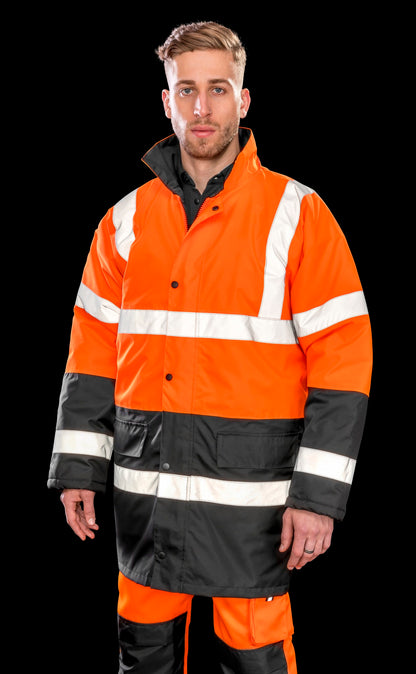 Result Core Motorway two-tone safety coat