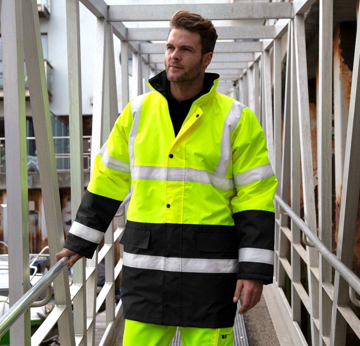 Result Core Motorway two-tone safety coat