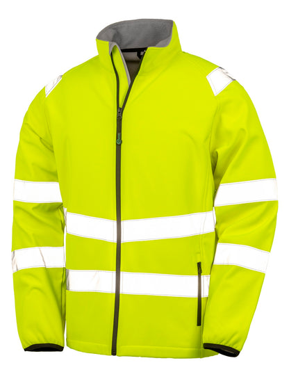 Result Genuine Recycled Recycled 2-layer printable safety softshell