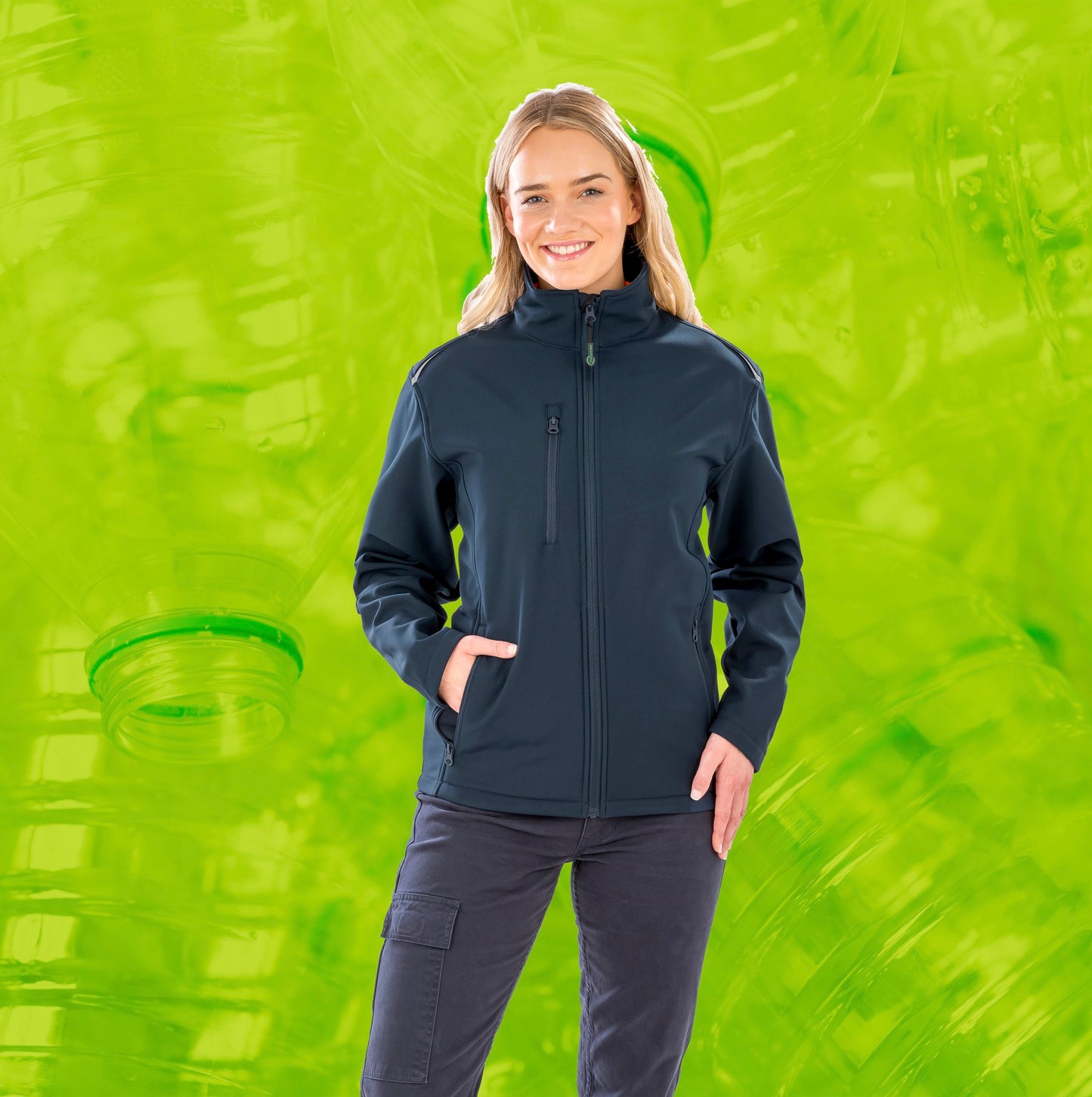 Result Genuine Recycled Women's recycled 3-layer printable softshell jacket