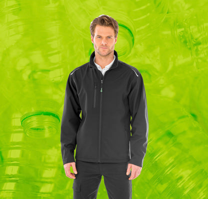 Result Genuine Recycled Recycled 3-layer printable softshell jacket