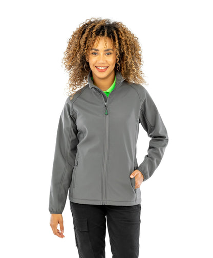 Result Genuine Recycled Women's recycled 2-layer printable softshell jacket