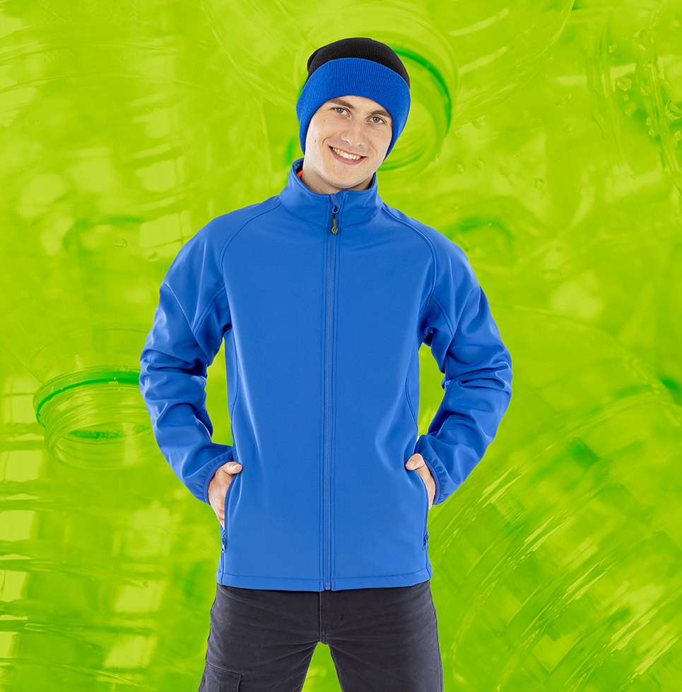 Result Genuine Recycled Men's recycled 2-layer printable softshell jacket