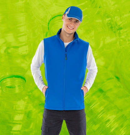 Result Genuine Recycled Men's recycled 2-layer printable softshell bodywarmer