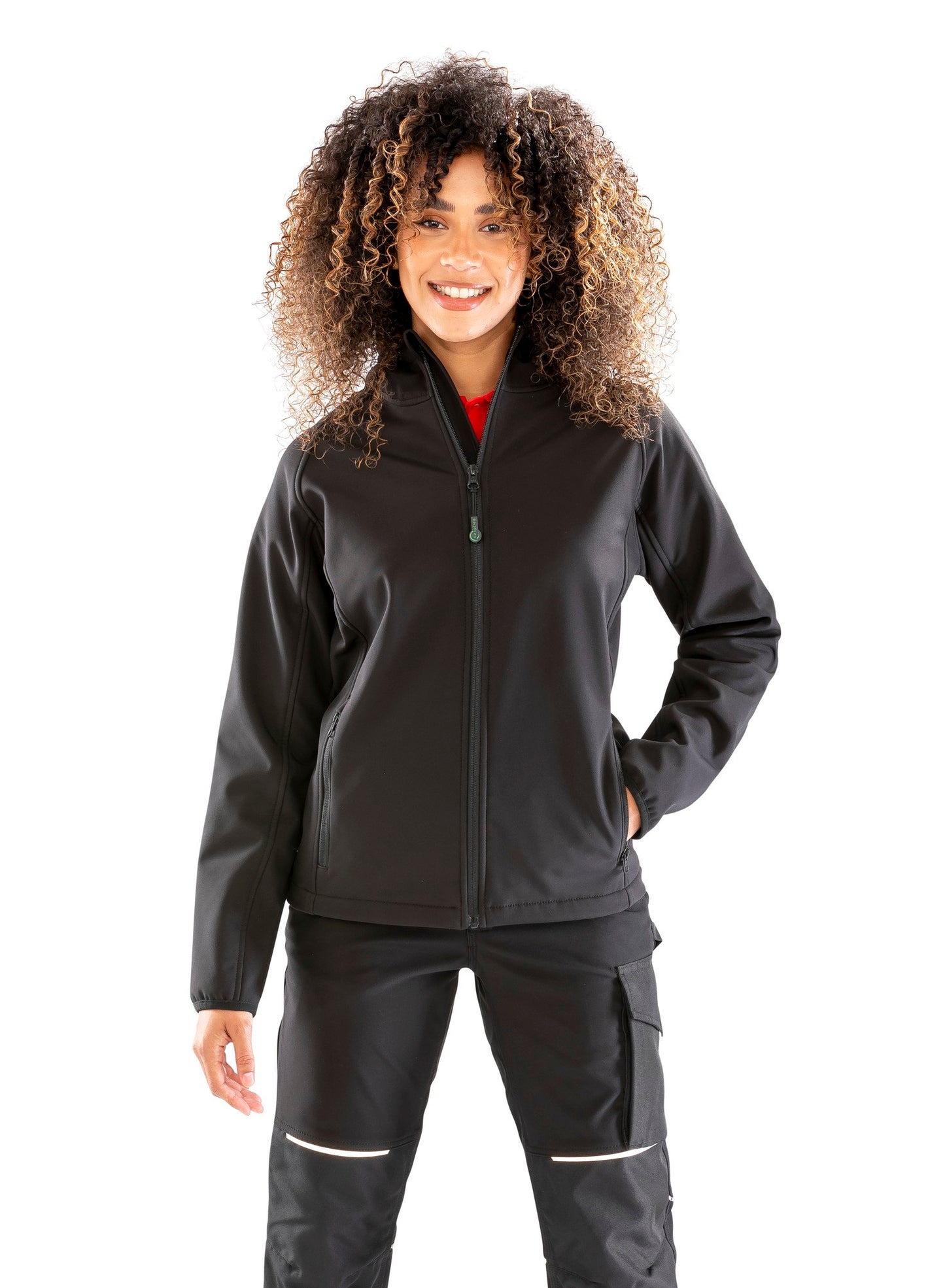 Result Genuine Recycled Women’s recycled 3-layer printable hooded softshell