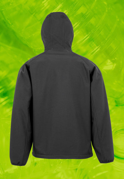 Result Genuine Recycled Recycled 3-layer printable hooded softshell