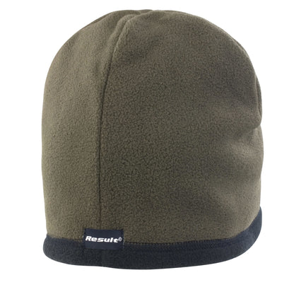 Result Winter Essentials Reversible microfleece bob hat