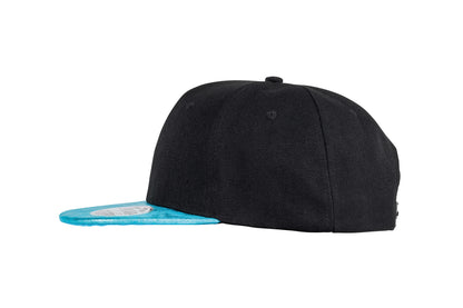 Result Headwear Bronx glitter flat peak snapback cap