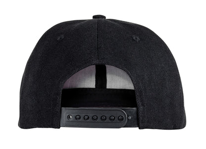 Result Headwear Bronx glitter flat peak snapback cap