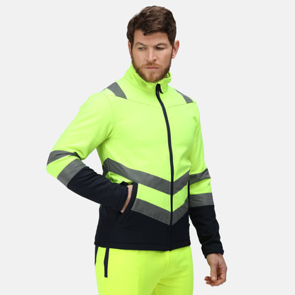 Regatta High Visibility Pro hi-vis softshell jacket