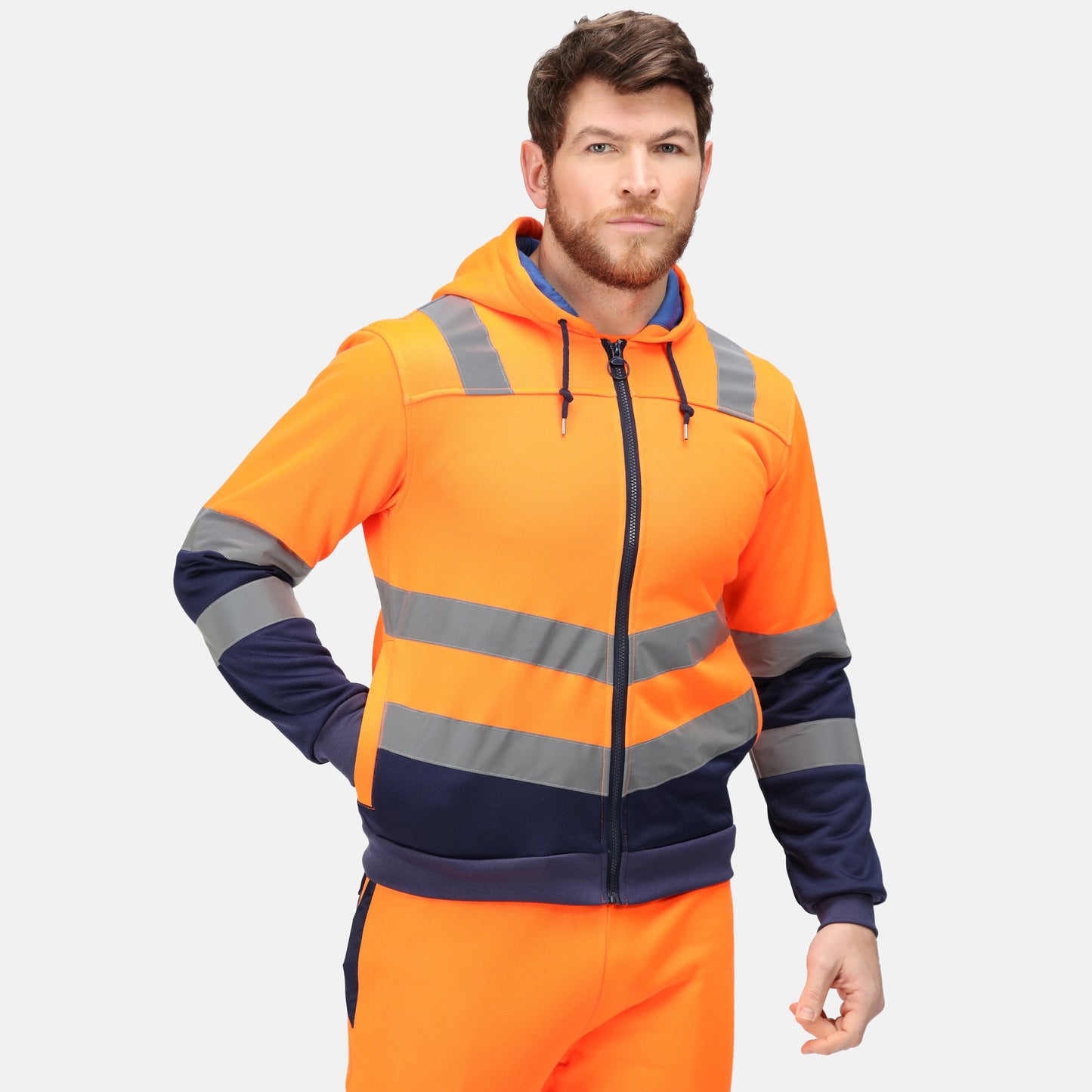 Regatta High Visibility Pro hi-vis full zip hoodie