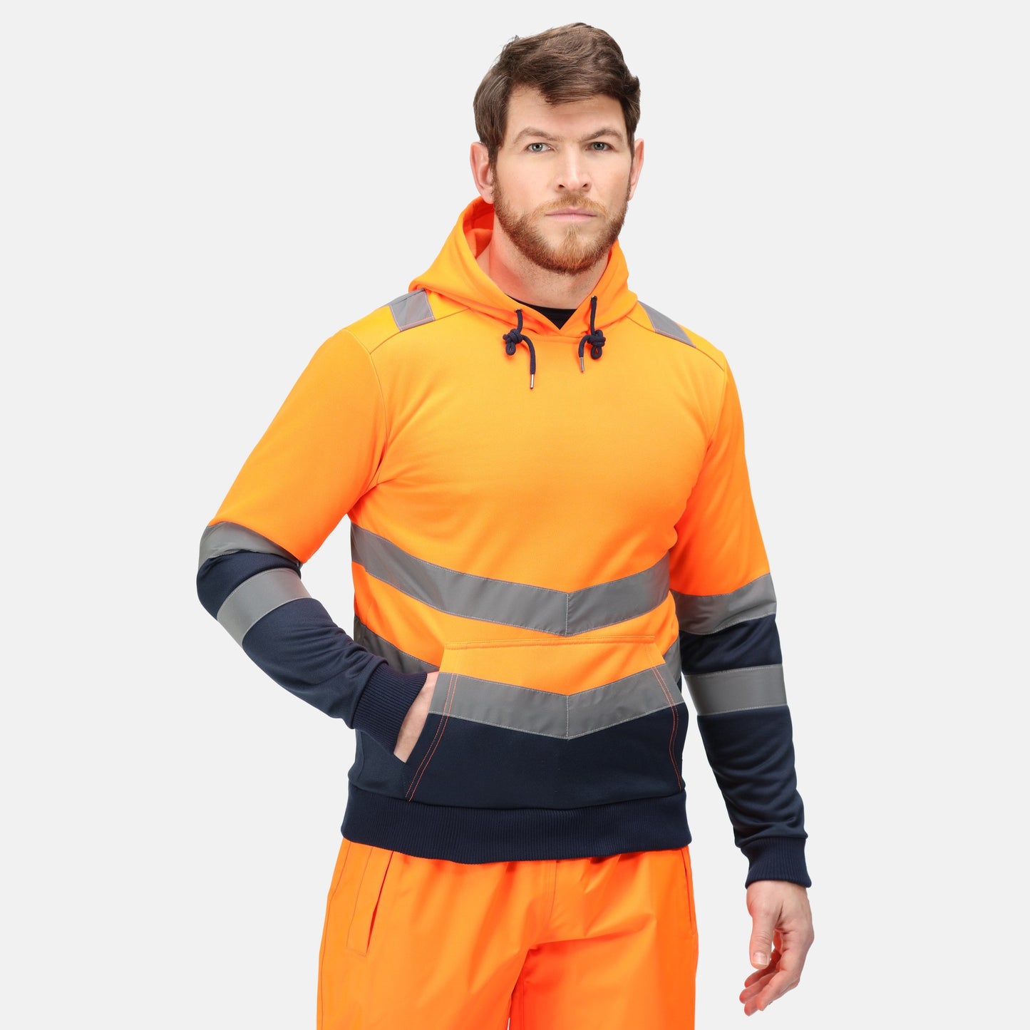 Regatta High Visibility Pro hi-vis overhead hoodie