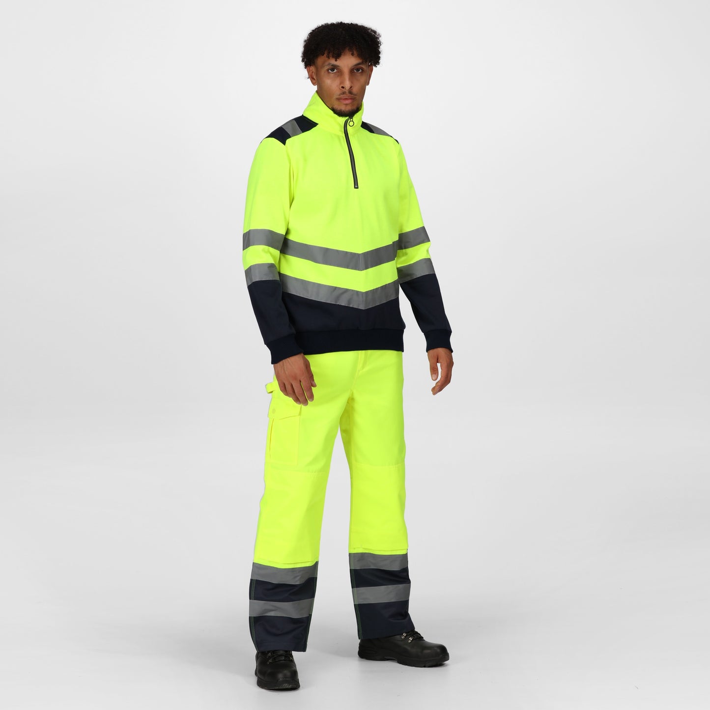 Regatta High Visibility Pro hi-vis ¼-zip sweatshirt