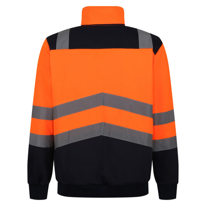 Regatta High Visibility Pro hi-vis ¼-zip sweatshirt