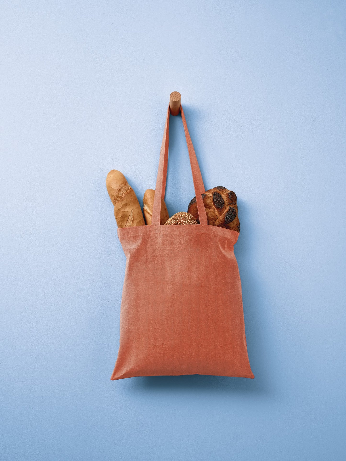 Nutshell® Recycled cotton shopper long handle