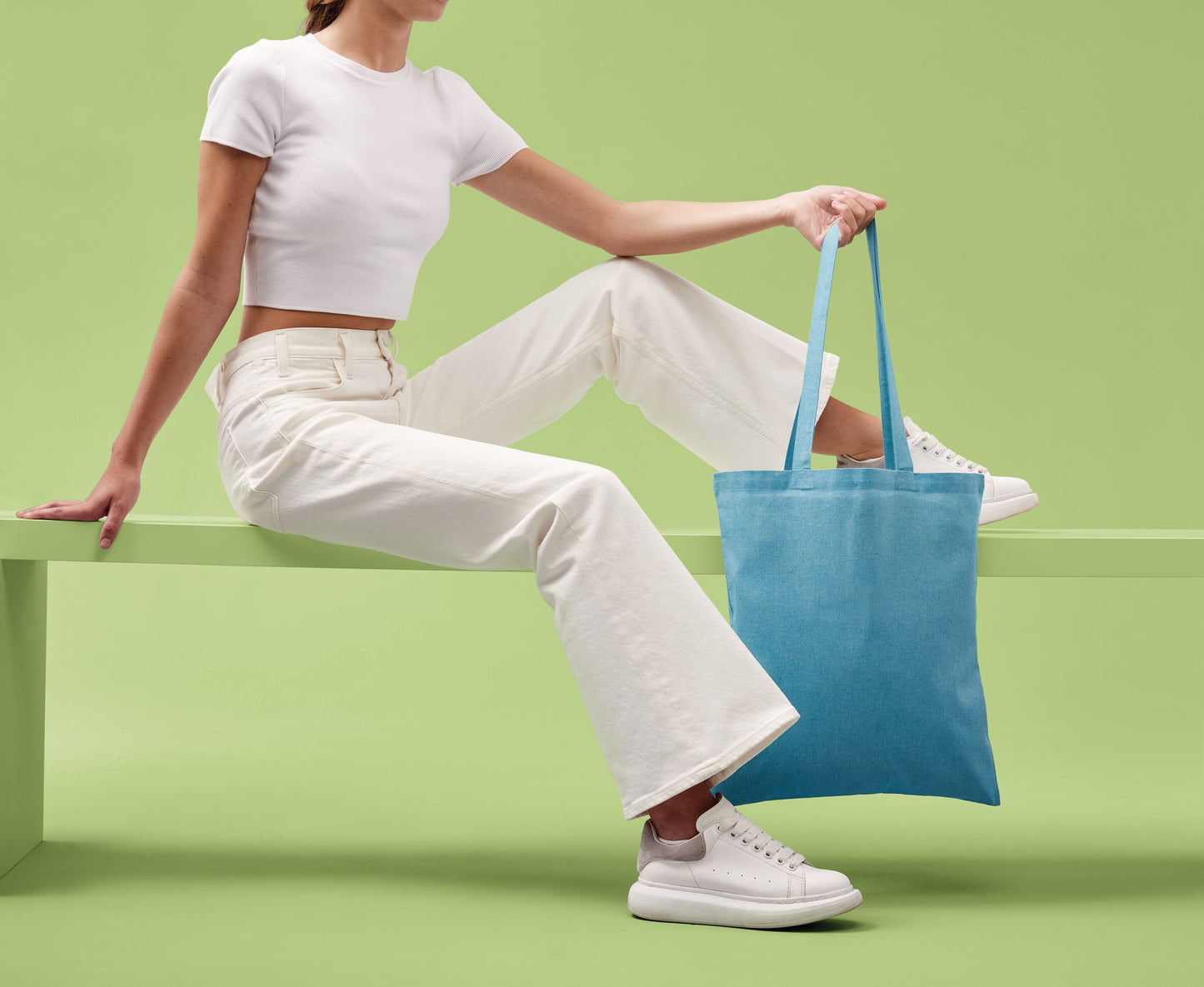 Nutshell® Recycled cotton shopper long handle