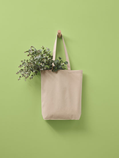 Nutshell® Recycled premium canvas ‘flat base’ shopper