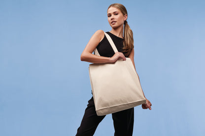 Nutshell® Recycled premium canvas spacious shopper