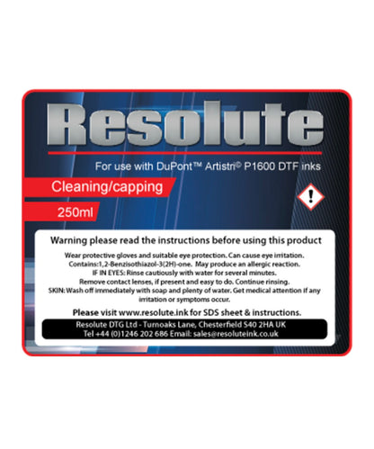 Resolute Ink DuPont™ KF200 DTF cleaning solution