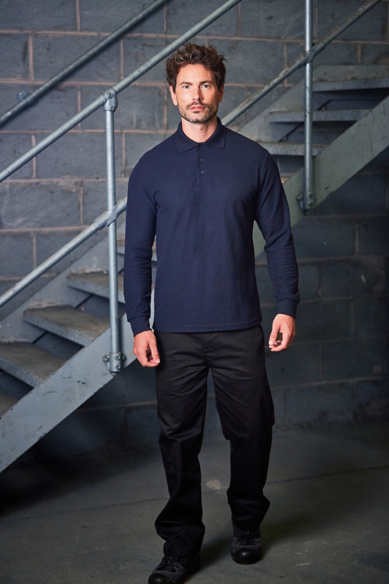 ProRTX Pro long sleeve polo