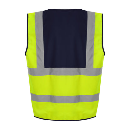 ProRTX High Visibility Waistcoat - HV Yellow/Navy