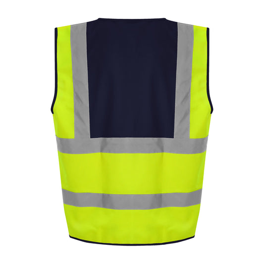 ProRTX High Visibility Waistcoat - HV Yellow/Navy