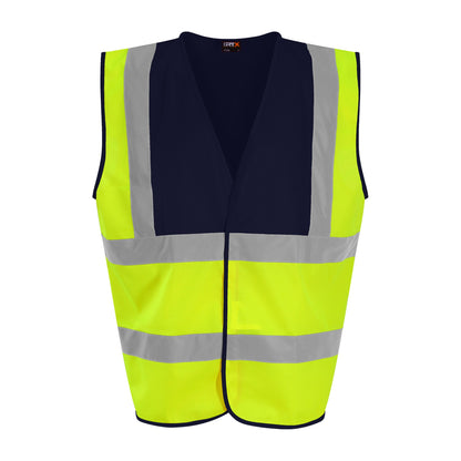 ProRTX High Visibility Waistcoat - HV Yellow/Navy