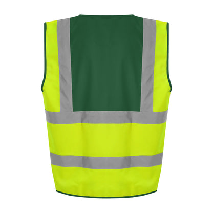 ProRTX High Visibility Waistcoat - HV Yellow/Paramedic Green