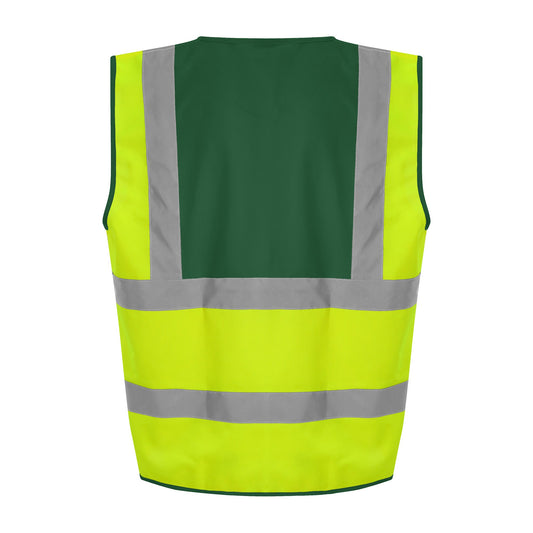 ProRTX High Visibility Waistcoat - HV Yellow/Paramedic Green