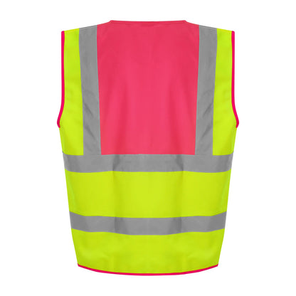 ProRTX High Visibility Waistcoat - HV Yellow/Pink