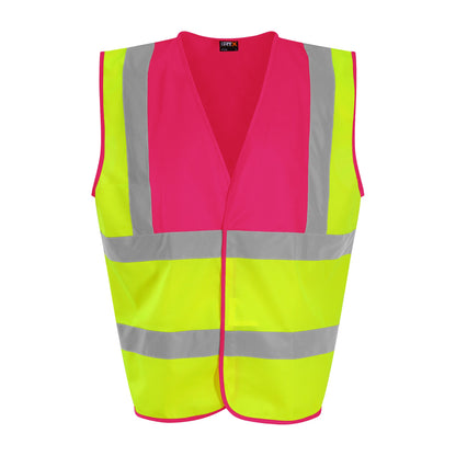 ProRTX High Visibility Waistcoat - HV Yellow/Pink