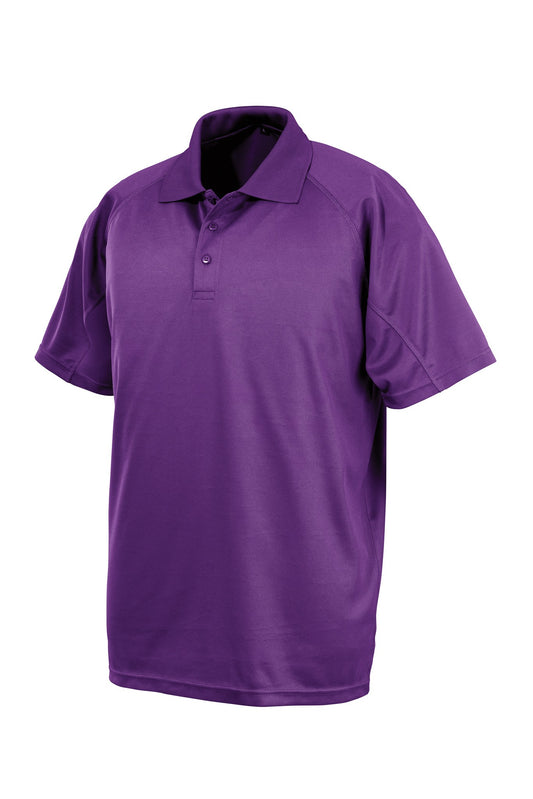 Spiro Performance Aircool polo shirt - Purple