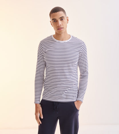 SF Unisex long-sleeved striped T