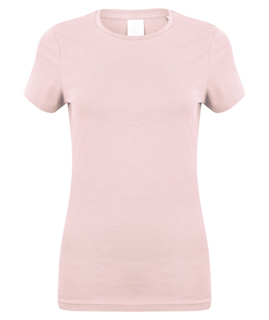 SF Feel good women's stretch t-shirt - Baby Pink