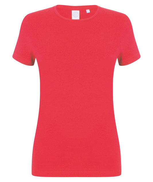 SF Feel good women's stretch t-shirt - Bright Red