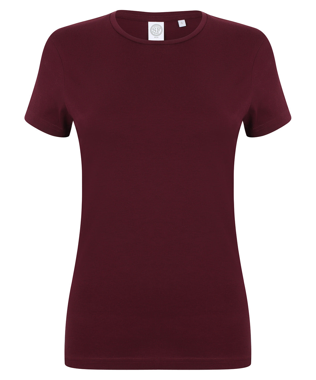 SF Feel good women's stretch t-shirt - Burgundy