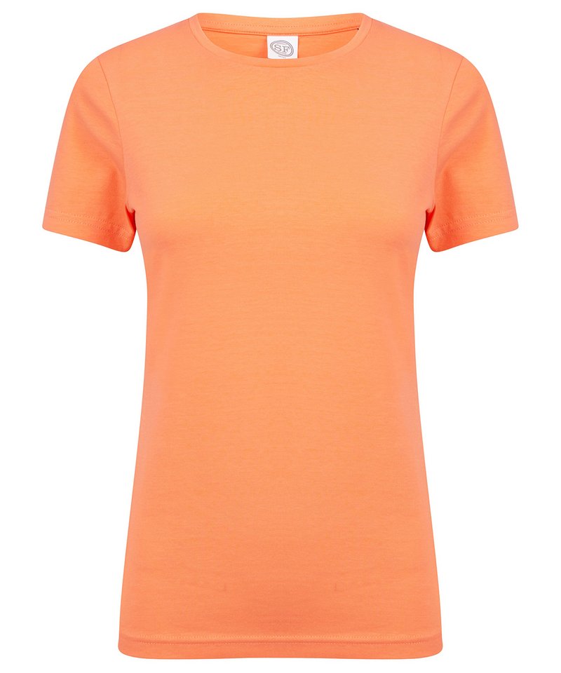 SF Feel good women's stretch t-shirt - Coral