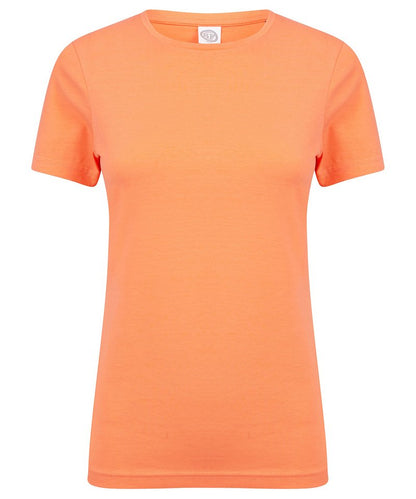 SF Feel good women's stretch t-shirt - Coral