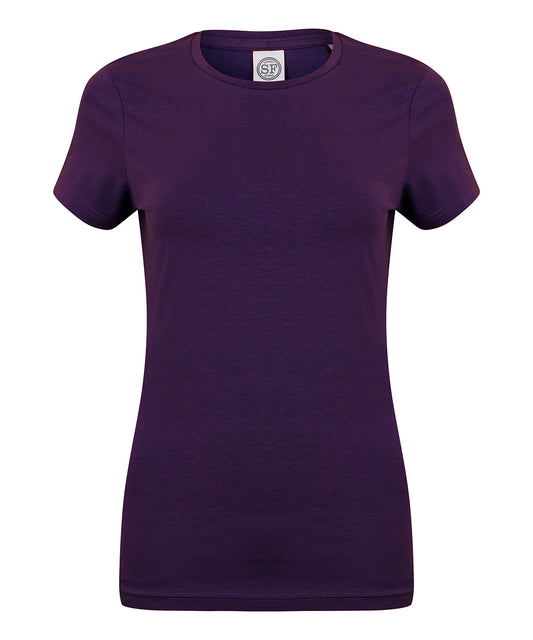 SF Feel good women's stretch t-shirt - Deep Purple