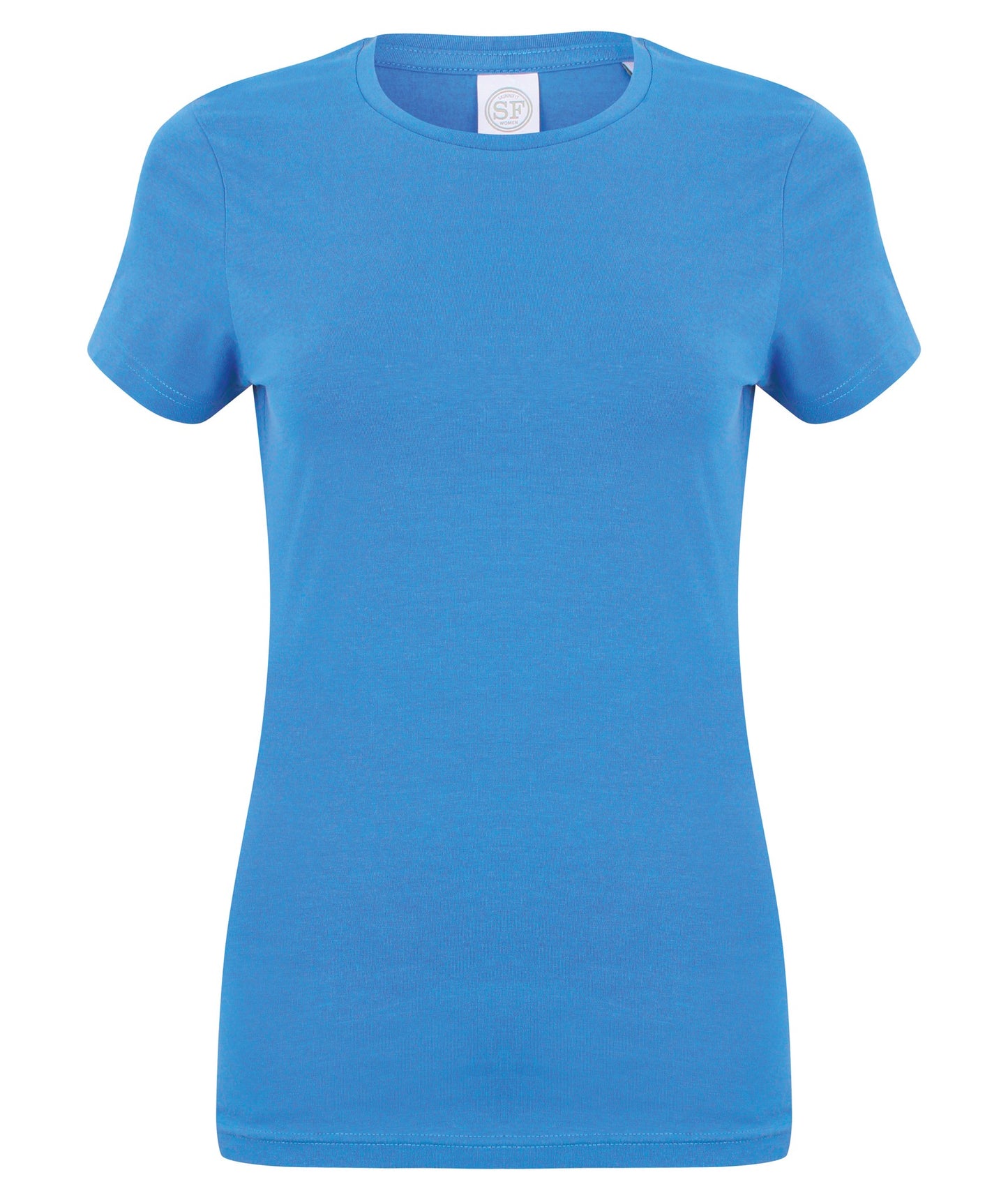 SF Feel good women's stretch t-shirt - Heather Blue