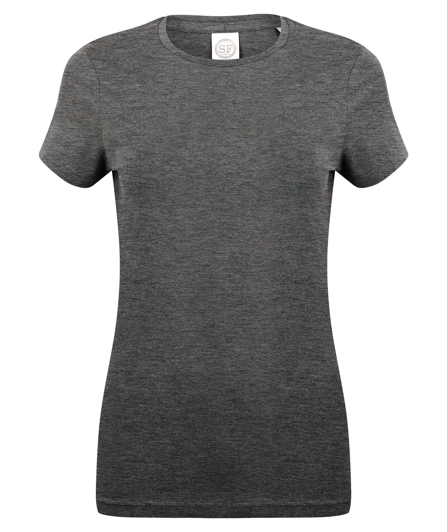 SF Feel good women's stretch t-shirt - Heather Blue