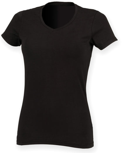 SF Feel good women's stretch v-neck t-shirt