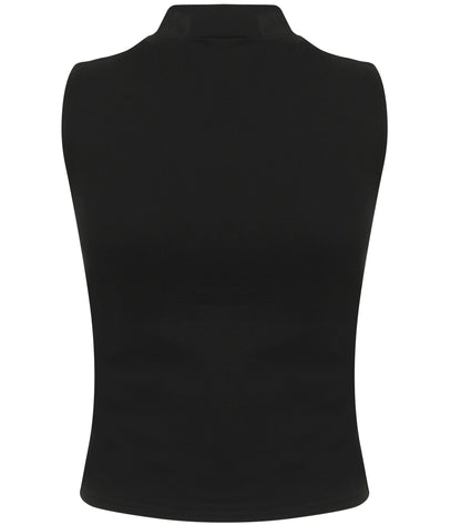 SF Women's high neck crop vest