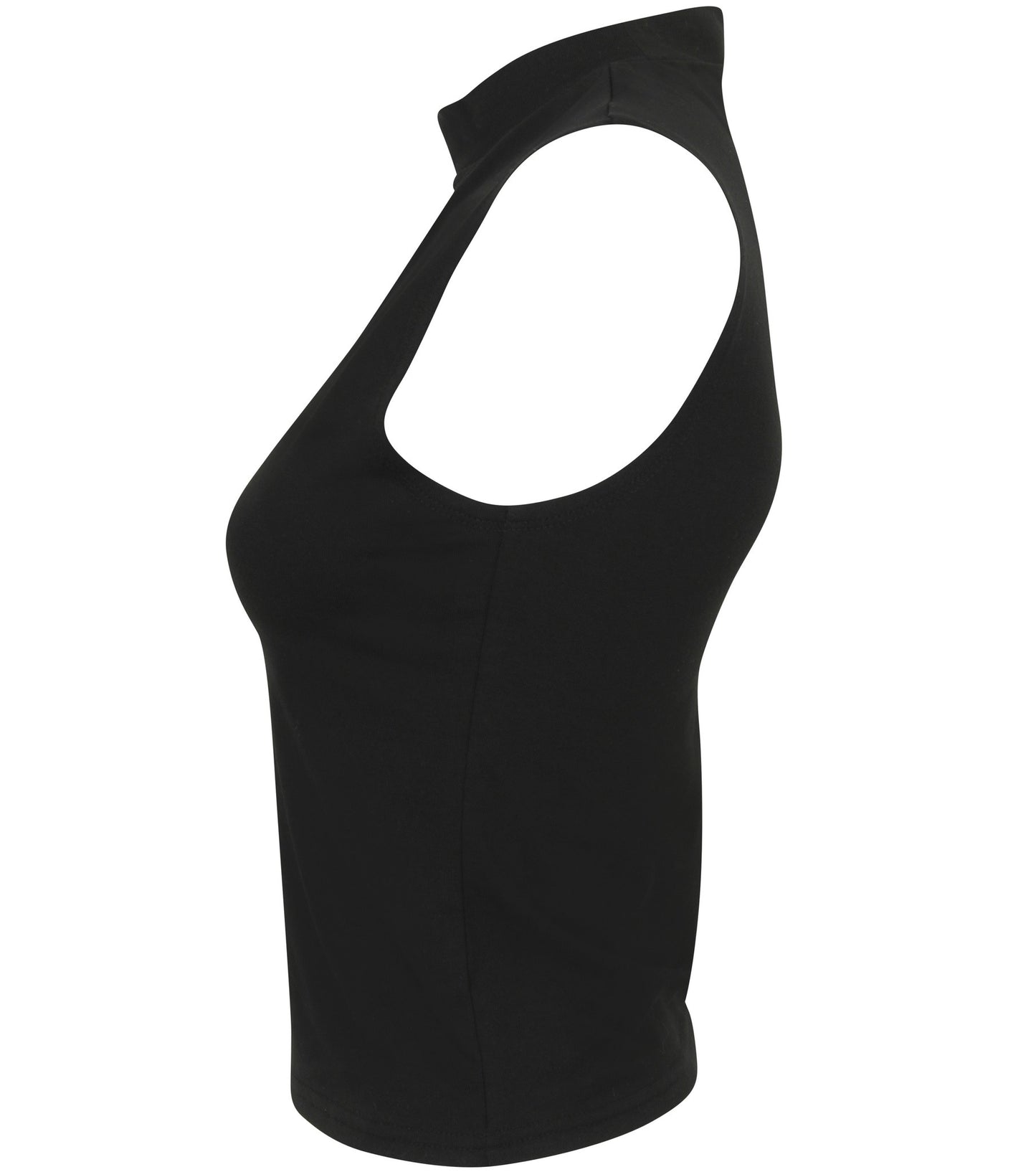 SF Women's high neck crop vest