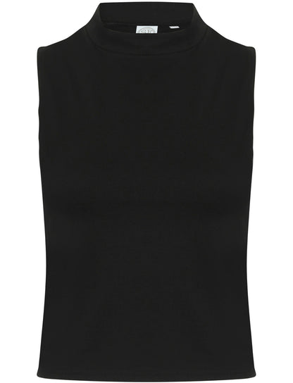 SF Women's high neck crop vest