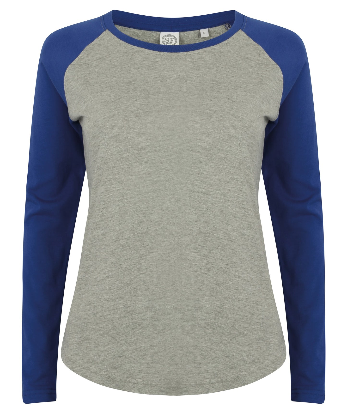 SF Women's long sleeve baseball t-shirt